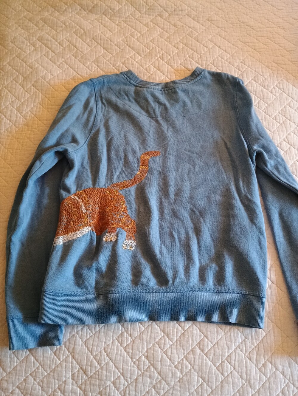 Mini Boden Girls 11-12 Kitten Sweatshirt - Picture 2 of 3